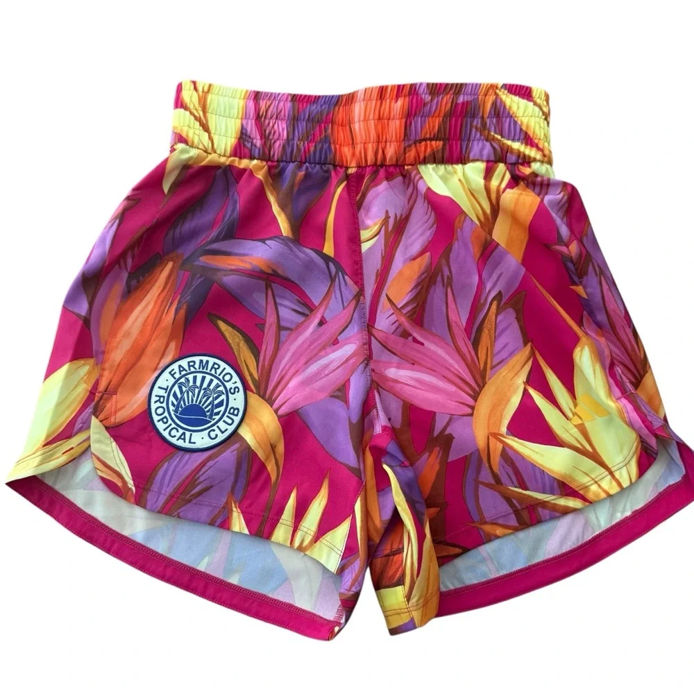 FARM Rio Women's adidas Training Pacer Shorts Vibrant Athletic Medium New - Picture 2 of 8